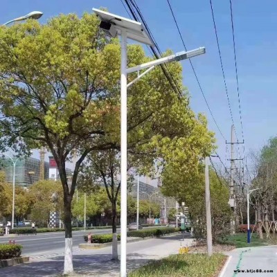 天津新農村風光互補太陽能路燈LED鋰電池4米5米6米7米30瓦40瓦LED庭院燈景觀燈生產廠家