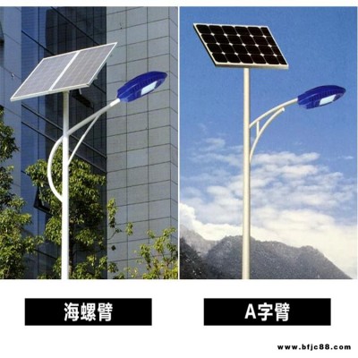 太陽能路燈廠家 德州興諾 LED太陽能路燈農(nóng)村照明抱箍30W庭院燈