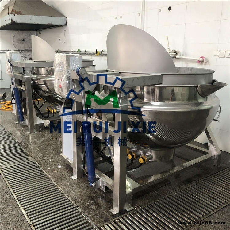 翻框出料夾層鍋 800L液壓自動(dòng)出料夾層鍋 自動(dòng)筐子夾層鍋 電加熱煮肉自動(dòng)翻框夾層鍋