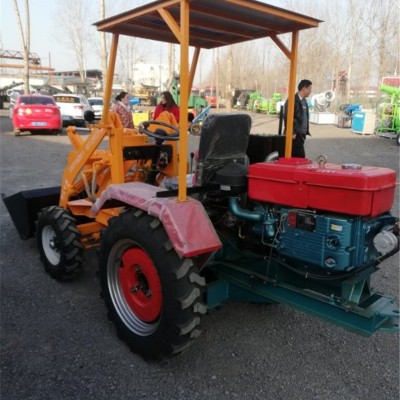 紅勝 新型電動裝載機 多功能電動裝載機小鏟車 養殖場電動小鏟車 小型裝載機