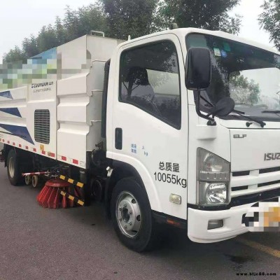場區二手大型東風天錦清掃車 二手中聯重科   掃路車   場區清掃   清掃車  二手掃地車   二手設備廠家
