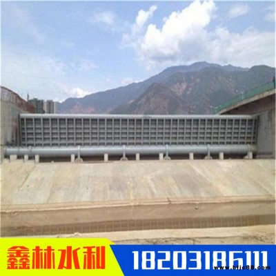 低橫軸液壓鋼壩 景觀鋼壩閘門 景區大跨度合頁壩 鑫林