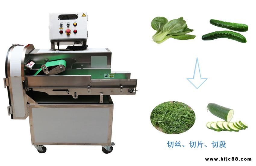 廚房設備項目建設公司多功能切菜機 采用微電腦變頻控制變速，蝸輪、蝸桿式傳動設計
