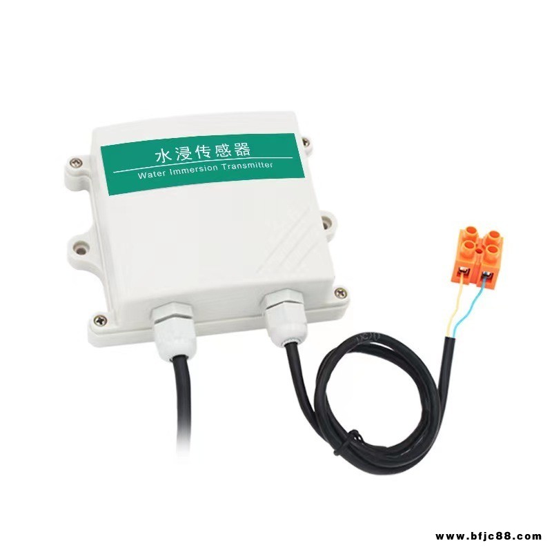 水浸傳感器浸水漏水檢測(cè)報(bào)警器機(jī)房RS485/開關(guān)量漏水繩工業(yè)變送器
