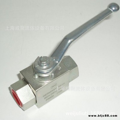 德國MHA美爾基安直通手動球閥BKH-DN10-3/8G-1128碳鋼PN500閥門