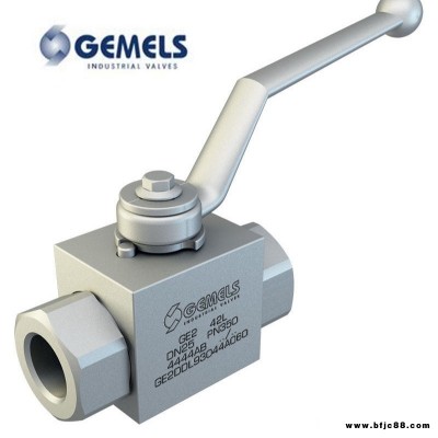 意大利進口蓋姆斯Gemels高壓球閥，GE1/GE2系列G1/2，G1/4，G3/8，G3/4PN500