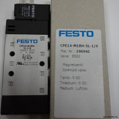 FESTO費(fèi)斯托 CPE14-M1BH-3GLS-QS-6電磁閥