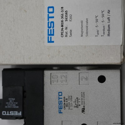 FESTO費(fèi)斯托 CPE24-M3H-5/3GS-3/8電磁閥