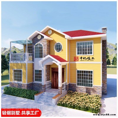廣東清遠(yuǎn)輕鋼龍骨新型房屋裝配式別墅 輕鋼房屋住宅建筑廠家直供
