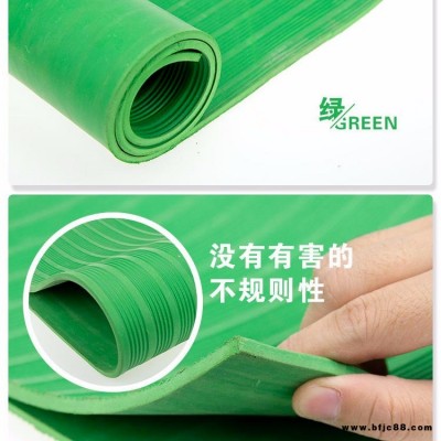 阻燃耐磨絕緣膠墊橡膠地板條紋防滑性絕緣膠墊減震絕緣膠毯