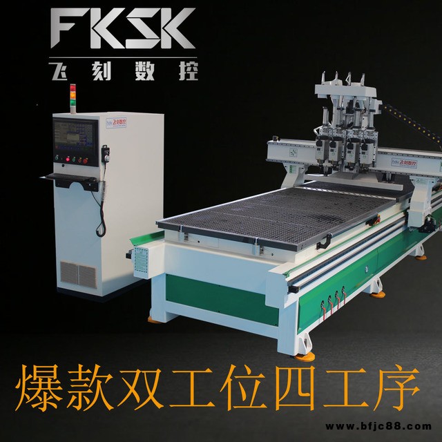 全自動數控開料機，下料機，四工序櫥柜門報價，門板板式下料機價格，雕刻機數控開料機品牌排行