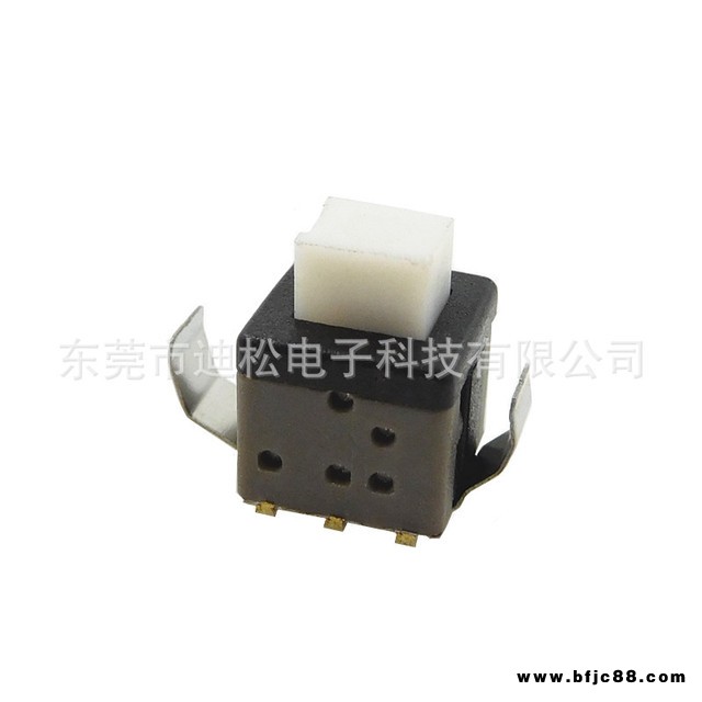 新品PB-22E63翹腳按鍵開(kāi)關(guān)/U型腳自鎖開(kāi)關(guān)/5.85.8平頭無(wú)鎖