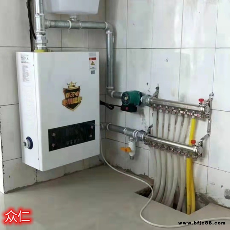 別墅取暖電采暖爐  家用壁掛爐 眾仁 家用取暖爐