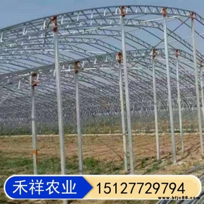 溫室大棚雙膜骨架 大棚雙膜骨架 畜牧養殖大棚 薄膜保溫陽光大棚 禾祥農業