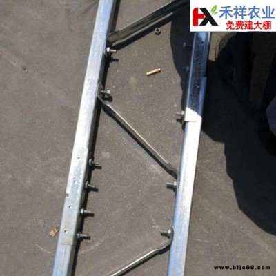 簡易連棟大棚建造 雙膜大棚骨架 新型雙膜骨架大棚 禾祥農(nóng)業(yè) 免費(fèi)設(shè)計