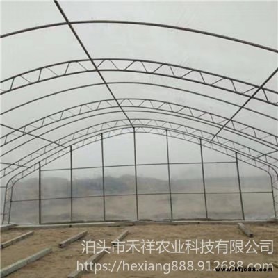 日光溫室暖棚 溫室大棚雙梁雙模骨架 禾祥農業 雙膜骨架大棚 大棚雙膜骨架