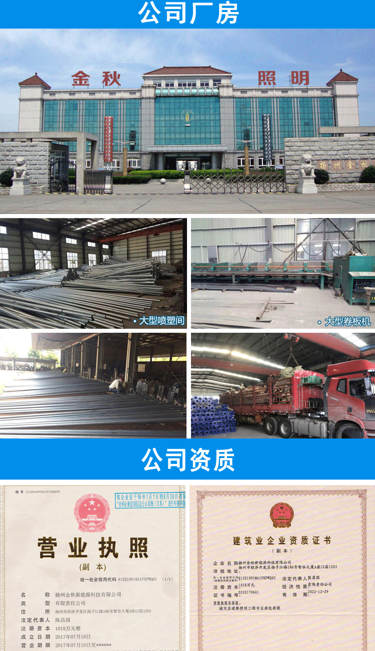 專業定制戶外道路照明高桿燈 不銹鋼高桿燈桿 自動升降式投光燈戶外 廣場球場不銹鋼中高桿燈 20米自動升降式高桿燈示例圖11