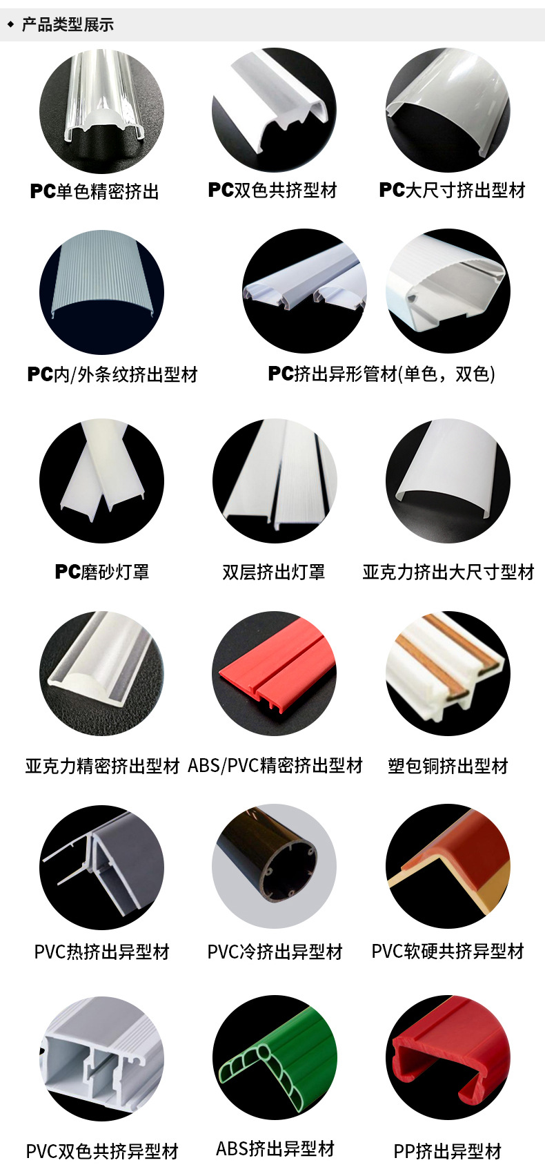 廠家直銷格柵燈 PC大燈罩 PC單色擠出光擴散面罩 可定制示例圖9
