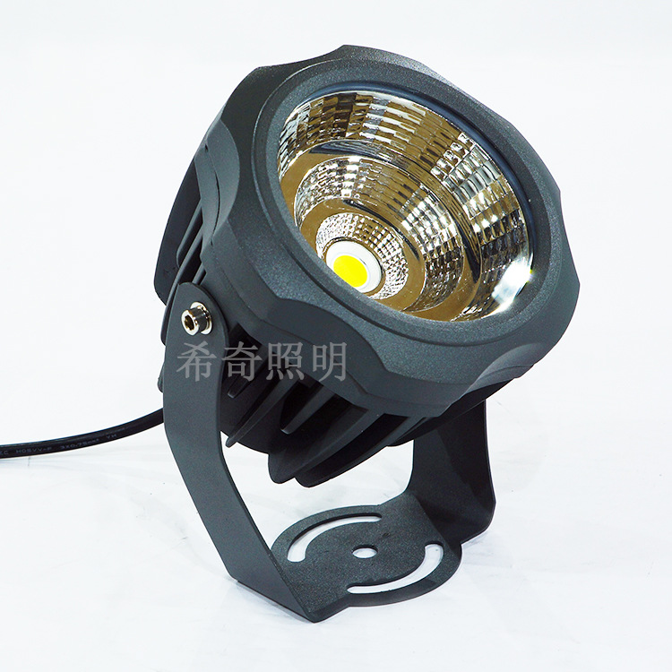 led戶外防水COB投光燈投射燈樹燈庭院景觀燈壓鑄鋁插地燈廠家直銷示例圖1