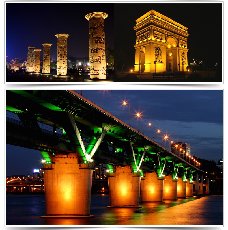 廠(chǎng)家批發(fā)led投光燈3W6W9W12W18W聚光燈廣告燈廣場(chǎng)led投射燈戶(hù)外示例圖3