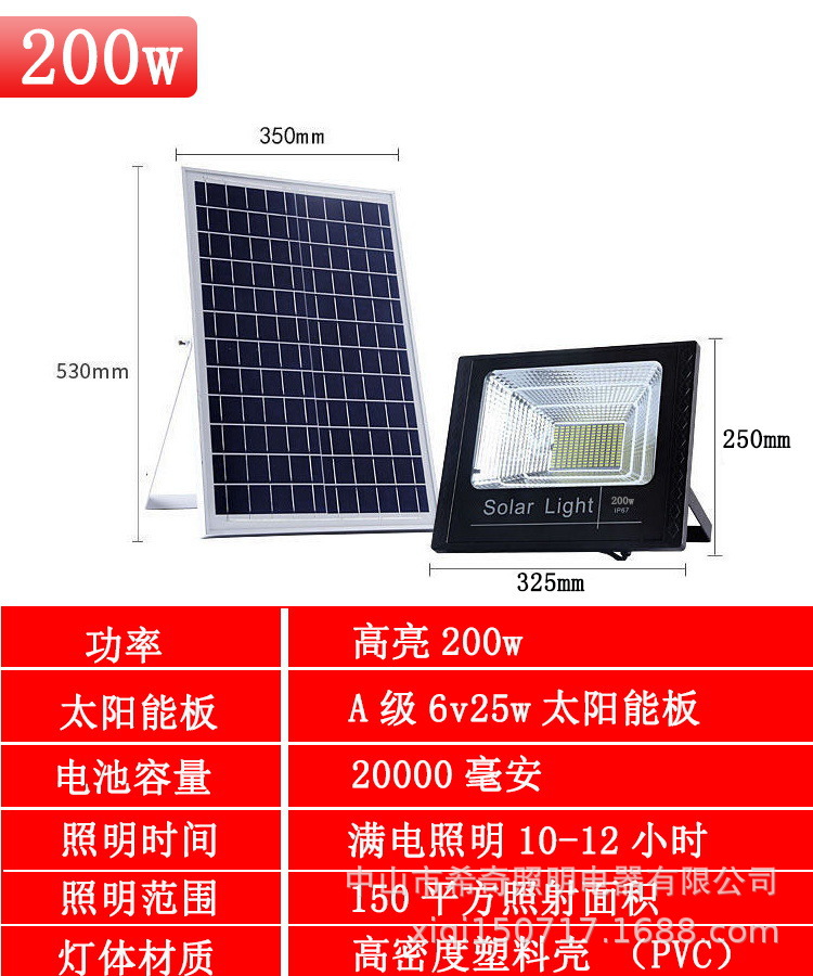 太陽能家用戶外投光燈 聚寶盆款庭院燈 戶外防水LED太陽能路燈示例圖16