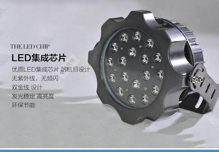 LED泛光燈54W 戶外led投光燈 18W防水廣告投射燈 24W36W 聚光燈示例圖12