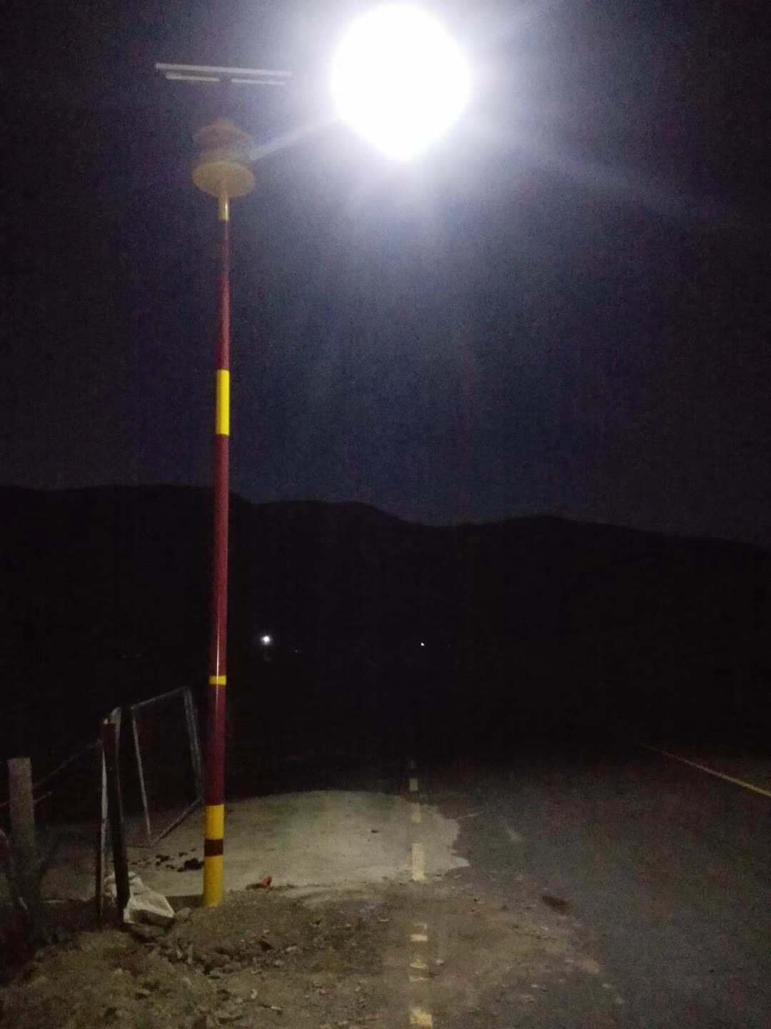 紅原8m太陽能中華燈，阿壩縣太陽能景觀燈批發示例圖5