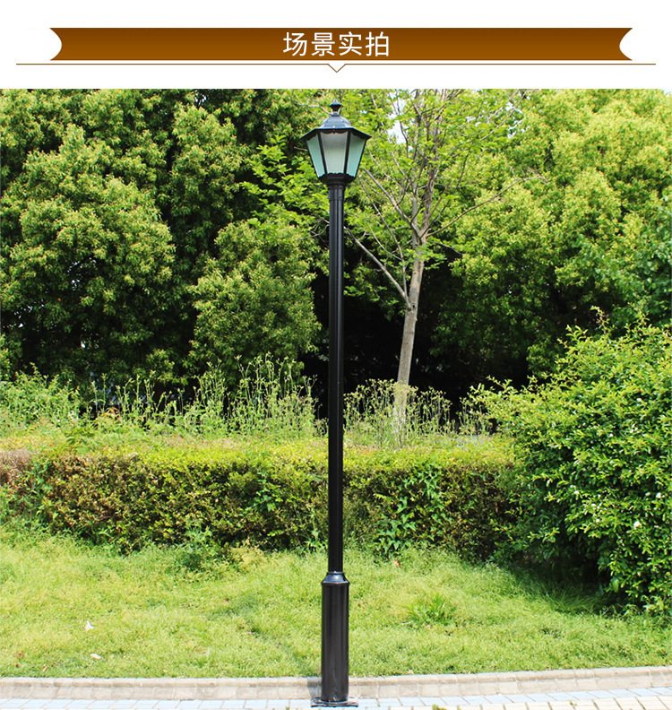 庭院燈戶外防水3米led路燈花園別墅小區道路高桿景觀燈廠家直銷示例圖10
