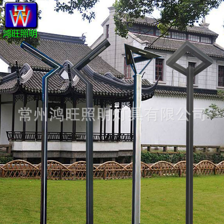 現貨3米景觀庭院燈鴻旺戶外燈具公園廣場園林小區別墅路燈高桿燈示例圖2