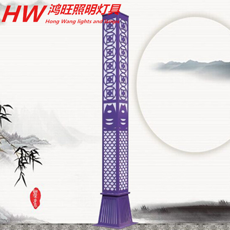 方形景觀燈公園廣場路燈LED庭院燈高桿燈中桿燈草坪燈戶外燈具示例圖130