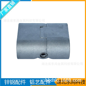 鋅鋼護(hù)欄配件 樓梯扶手配件 30*60/40*80鑄鋁上下活動(dòng)連接件示例圖2