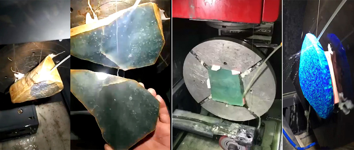玉石砂線切割機案列