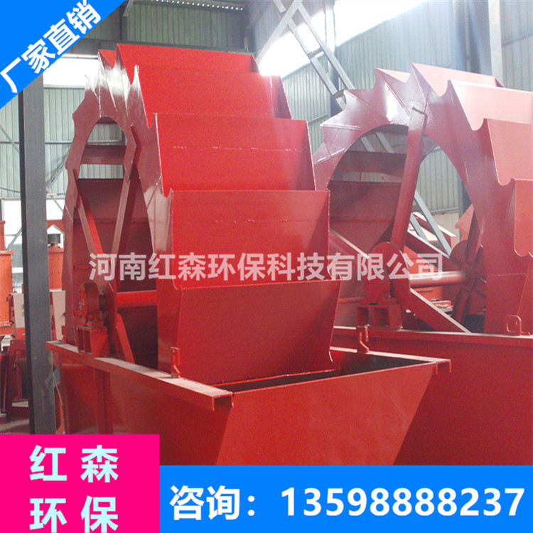 葉輪洗砂機 黃泥土沙洗砂機 礦山自動雙輪式洗砂機 砂石線廠家示例圖7