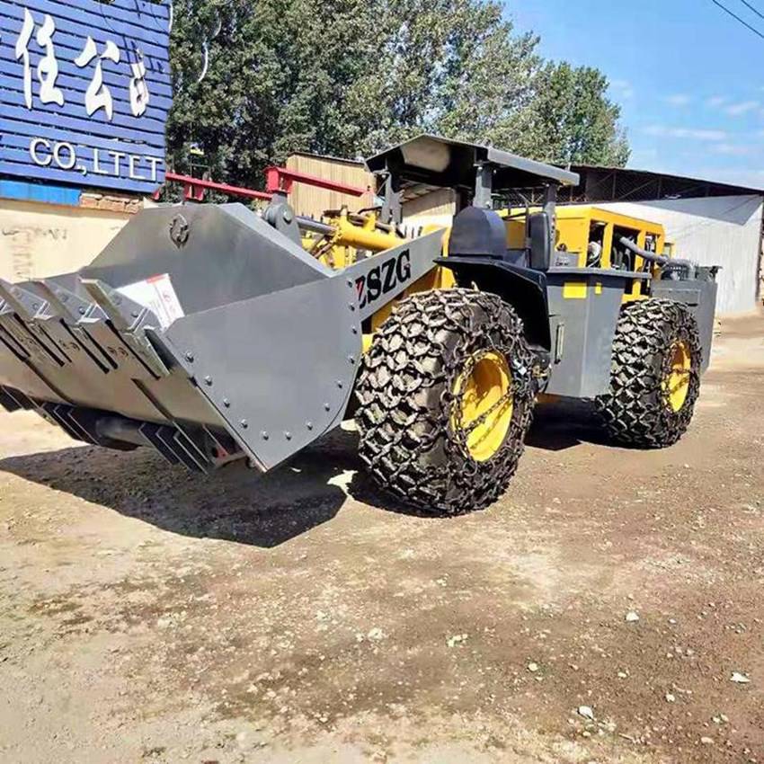 2噸礦井用裝載機(jī)井下鏟車s礦井巷道鏟車帶防護(hù)鏈耐用河南
