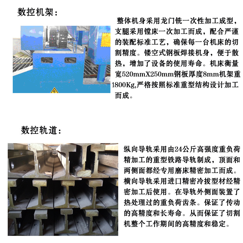 數控切割機板條直條鋼結構切割機等離子火焰兩用切割機示例圖4