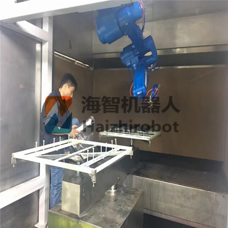 塑膠噴漆點漆機械手 自動噴漆機 機器人噴涂 陶瓷噴釉 五金噴粉示例圖6