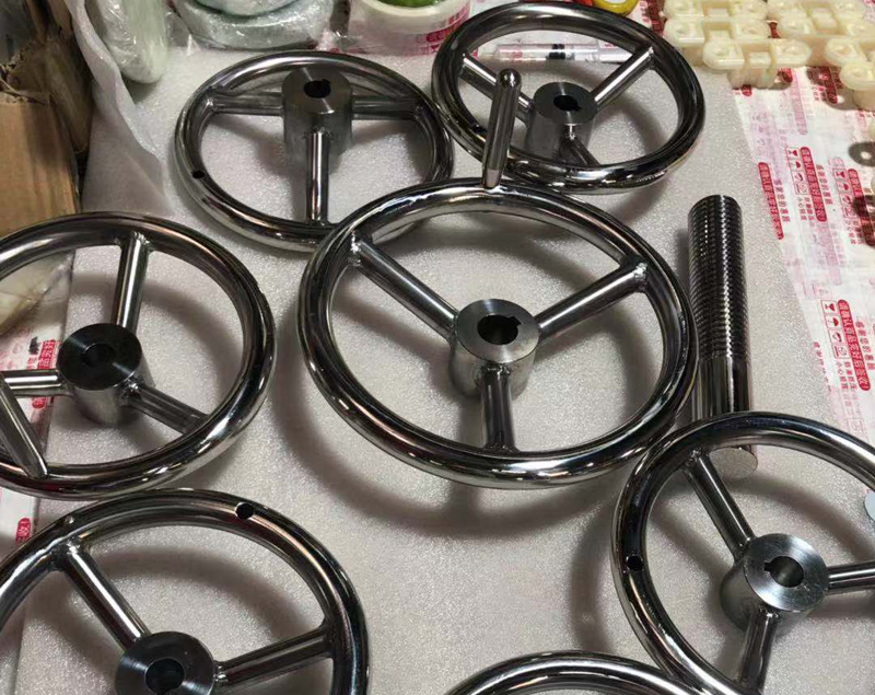 不銹鋼手輪 實心星形把手 不銹鋼凸輪旋鈕梅花把手 拉手梅花手輪示例圖31