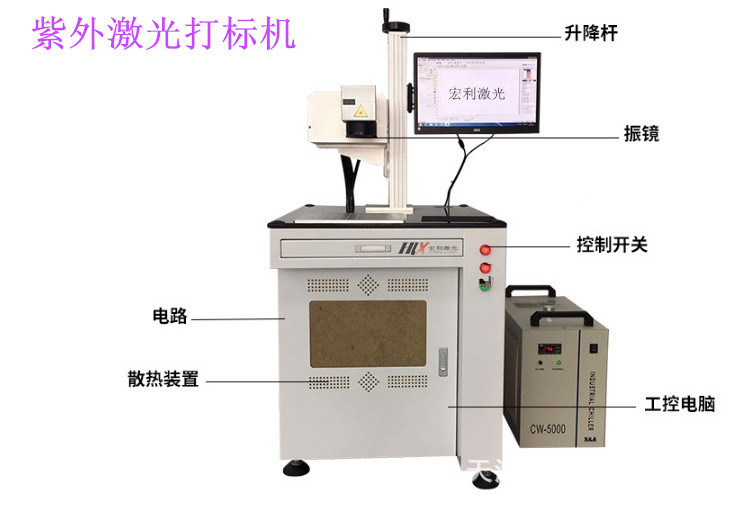 激光紫外線打標機 紫光鐳雕機  uv打標機 激光雕刻機示例圖1