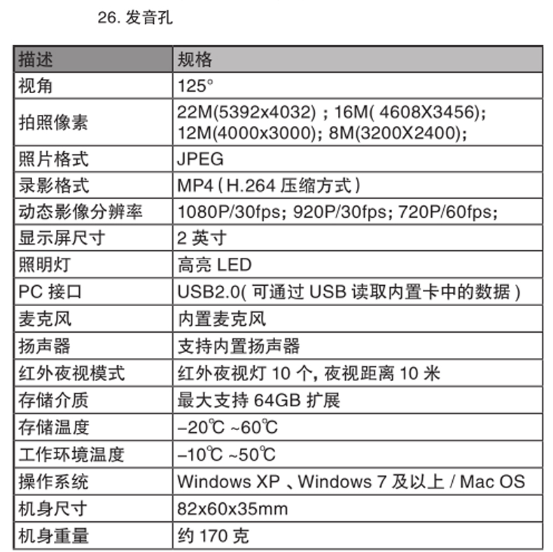 AEE高清紅外夜視現(xiàn)場記錄儀DSJ-P9示例圖12