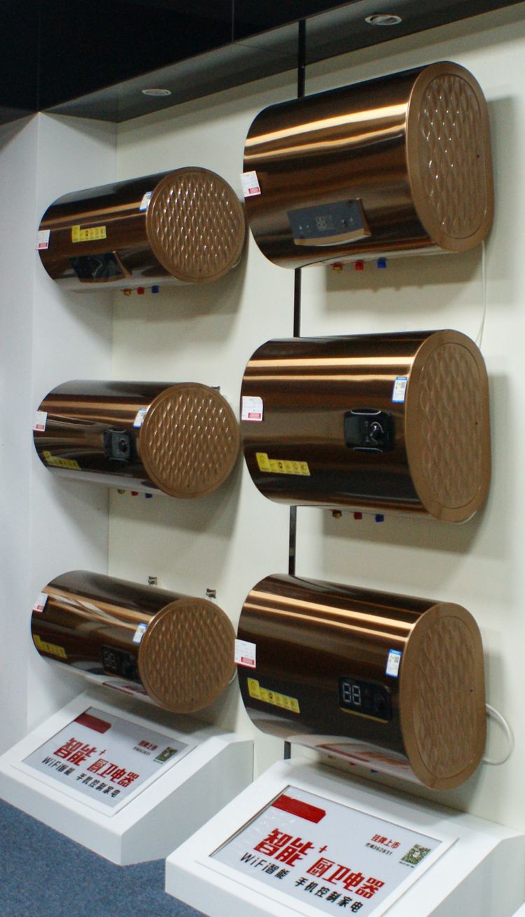 廠家直銷(xiāo)中山儲(chǔ)水式電熱水器 家用熱水器金色不銹鋼鐵外殼可定制示例圖9