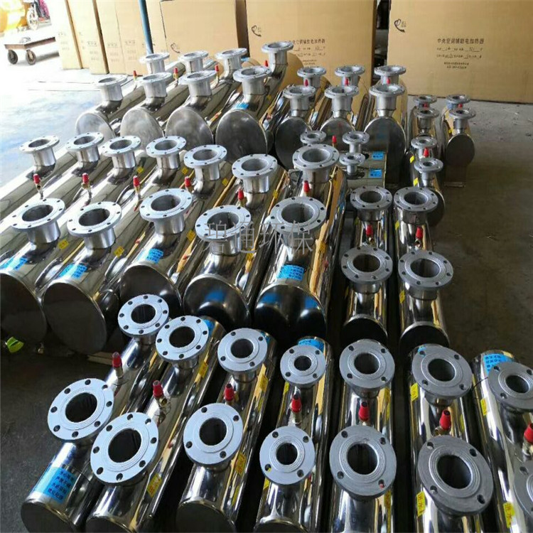 空氣源熱泵輔助電加熱器 口徑DN100空調(diào)電加熱器 30千瓦輔助加熱器