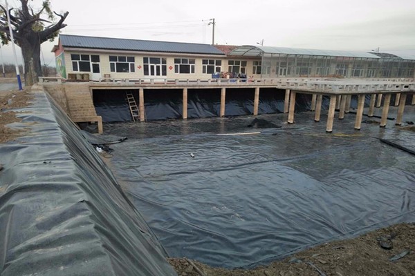 現貨批發防滲膜土工膜 養殖池塘魚塘藕池防滲土工膜 黑色防滲膜示例圖4
