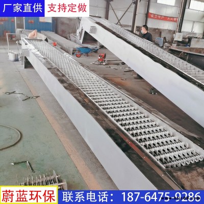蔚藍環保 不銹鋼機械格柵清污機 回轉式格柵清污機 格柵機定制 食品廠污水撈渣機