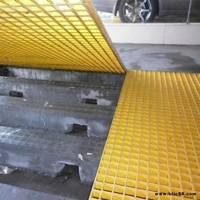 玻璃鋼洗車房格柵 樹池樹篦子格柵 利恒 排水溝污水處理廠走道蓋板