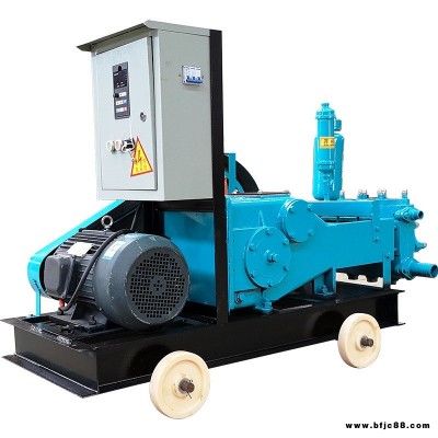BW150注漿機 電動高壓水泥灌漿機 豫龍橋隧往復式調速注漿泵三缸活塞泥漿泵