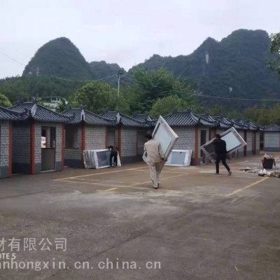 佛山仿古門頭瓦 室內裝飾瓦 雙面圍墻瓦 一體瓦