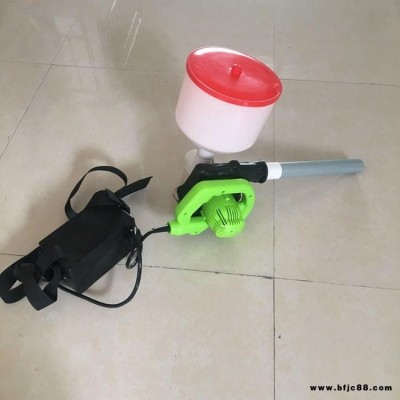 電瓶式多功能噴粉機大棚種植蔬菜滅菌小型電動噴粉機雞鴨鵝養殖場所滅菌石灰干粉消毒機