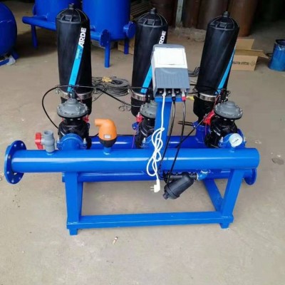 農業灌溉全自動反沖砂石過濾器多種型號砂石過濾器淺層砂石過濾器
