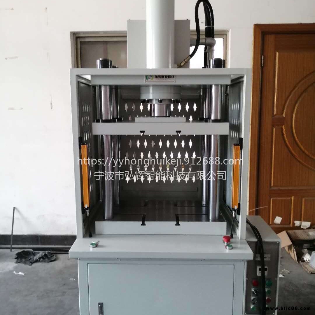 弘輝品牌供應(yīng)精密四柱油壓機(jī)，四柱油壓壓裝機(jī)，四柱軸承壓裝機(jī)，四柱鉚接油壓機(jī)直銷報(bào)價(jià)