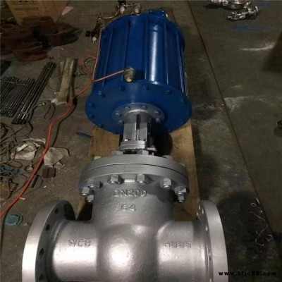 南高閥門廠家直供 Z641H-16C DN65 氣動帶手動法蘭閘閥 鑄鋼帶單雙作用氣缸閘閥